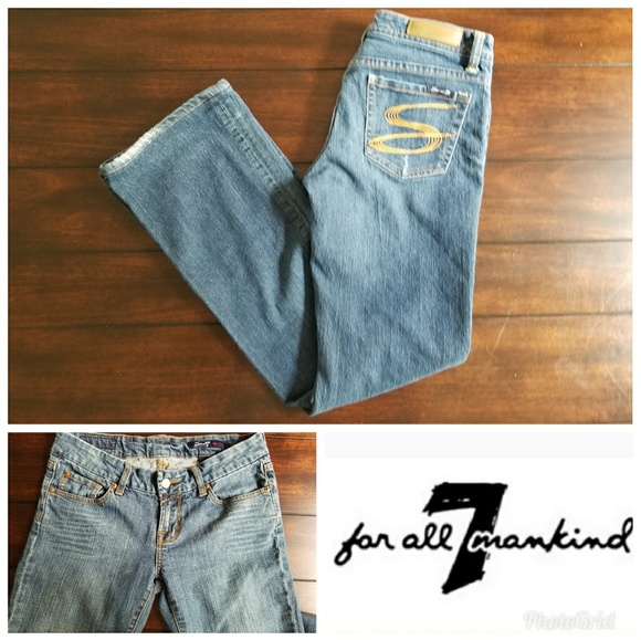 7 For All Mankind Denim - 7 for all mankind bootcut jean size 29